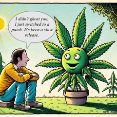 "I didn't ghost you, I just switched to a patch. It's been a slow release."